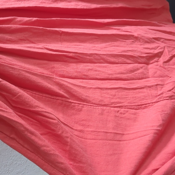 🍋✨ ♥️buy Now Only Abercrombie pink linen midi dress size M - Picture 4 of 8